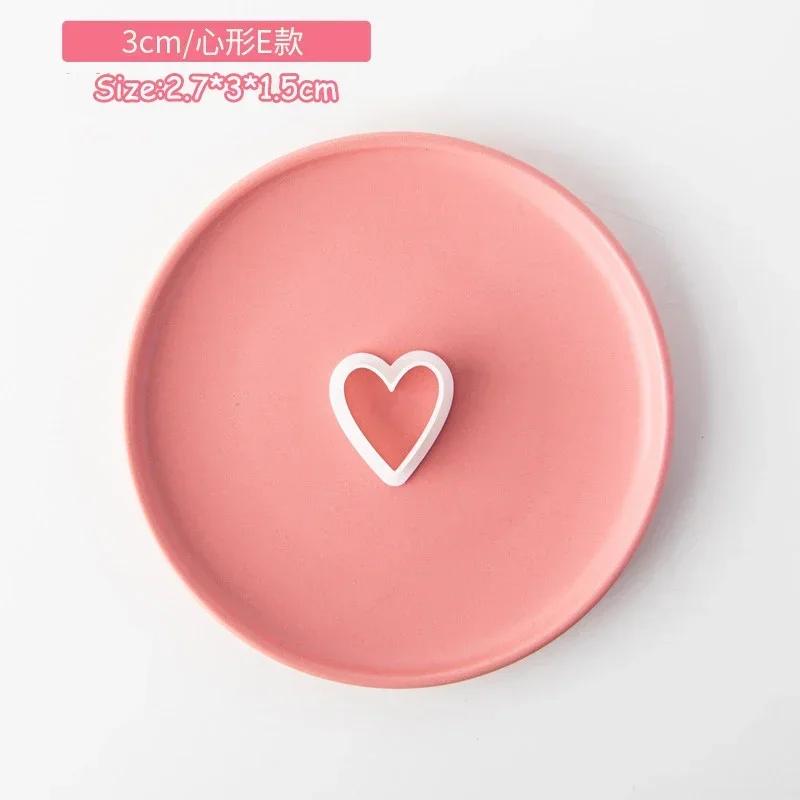 Mini Geometrische Herzform Keksform Valentinstag Liebesherz Ausstechform Fondant Ausstecher Kuchen Dekorieren Backwerkzeug