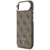 Guess 4G Triangle Logo MagSafe case for iPhone Air brown silver