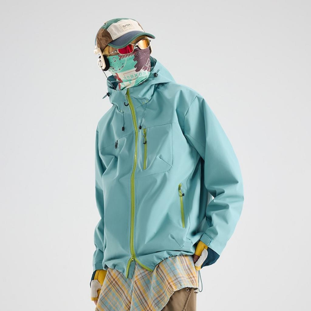 Rain Jacket For Women Lightweight Windbreaker Loose Fit Raincoat Hiking Outfits With Hood Plus Size