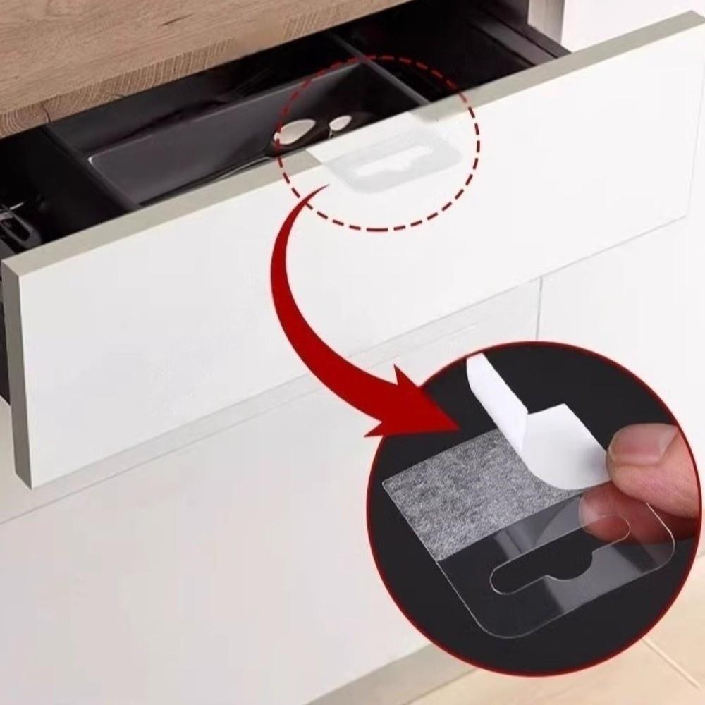 100PCS Self-Adhesive Plastic Hanging Tags PET Plastic Store Retail Hang Tabs Retail Display