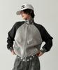 The Green Lab Star Raglan Zip-Up [Melange Gray]