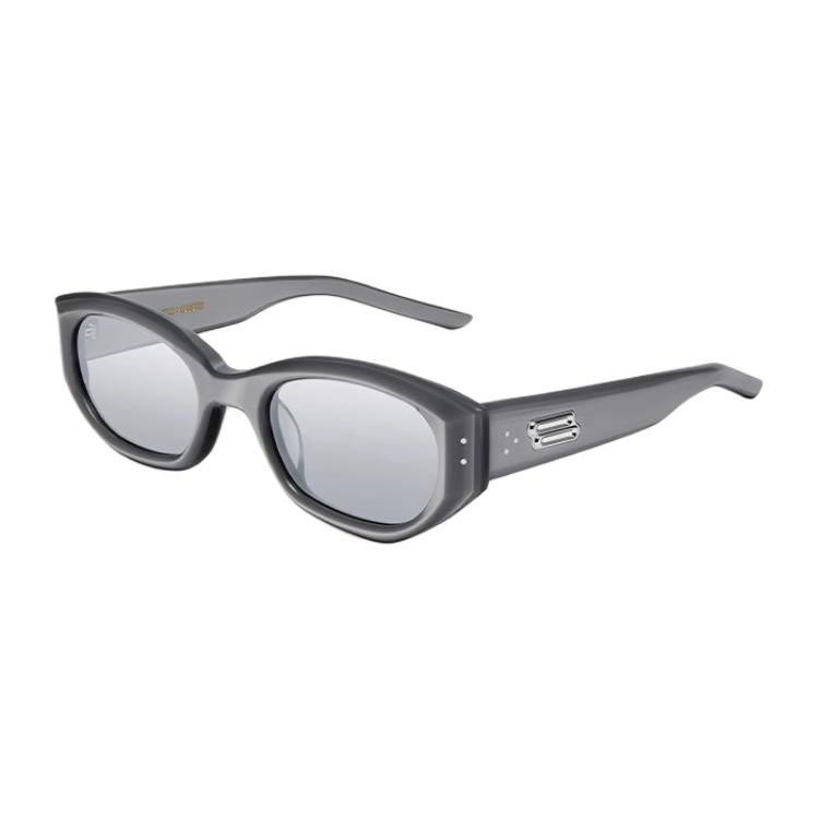 Gentle Monster Letter Logo Irregular Shape Sunglasses Unisex Sunglasses Gray BENVEN-G13