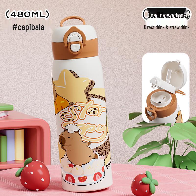 Diller Capybara 316L Dual-Drink Stainless Steel Thermos