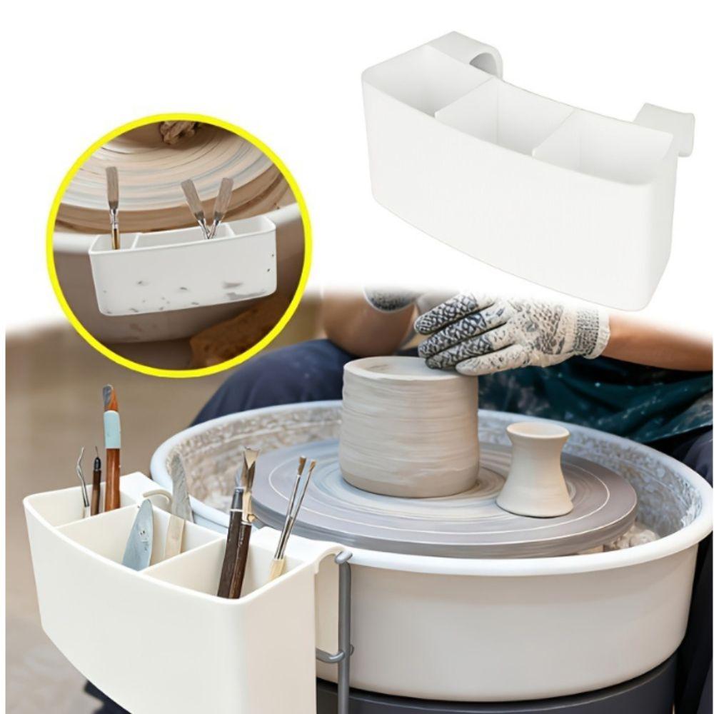 3 Slots 3 Slots Adjustable Slot Tool Holder Clay Sculpting Tool Stand Pottery Enthusiast