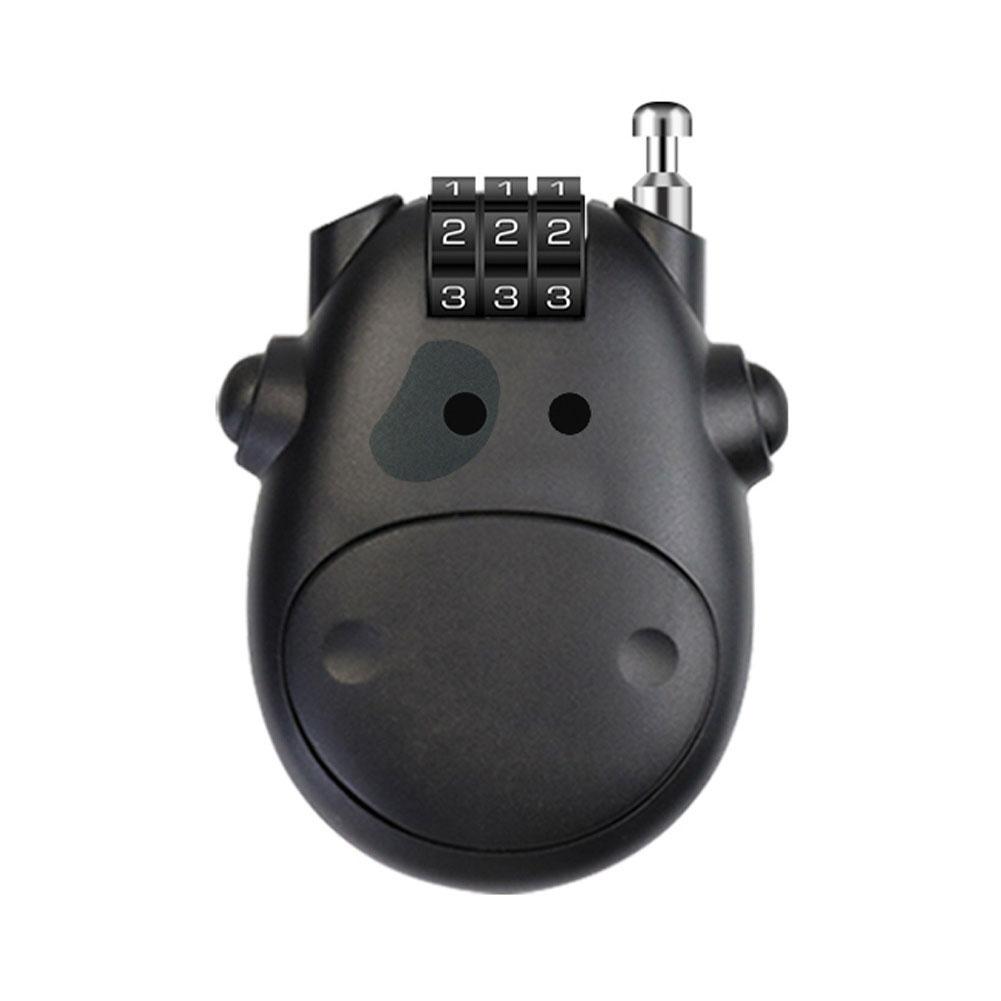 Κλειδαριά κωδικού πρόσβασης για κράνος μοτοσικλέτας, τηλεσκοπική κλειδαριά κωδικού για συρματόσχοινο, βαλίτσα από ατσάλινο καλώδιο, έλκηθρο αυτοκινήτου, κλειδαριά κωδικού πρόσβασης για ποδήλατο K1W2