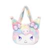 Hatayama Shoji Face Big Tote Bag, Rainbow Kuromi, H30 X W38 X D9cm, 63202558