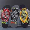 New Flip-flops Men's Summer Trend Outer Wear Flats Personalized Totem Pinch Beach Slippers