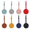 1PCS Pu Leather Luggage Tag Round Women Men Travel Baggage Tags Suitcase Name ID Address Holder Label Hand Bag Tag
