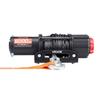 2721 kg Electric Winch, 12V DC ATV/UTV Winch with 6 mm x 15 m Synthetic Rope, Wireless & Wired Remote Control, IP55 Waterproof, with Fairlead Mount