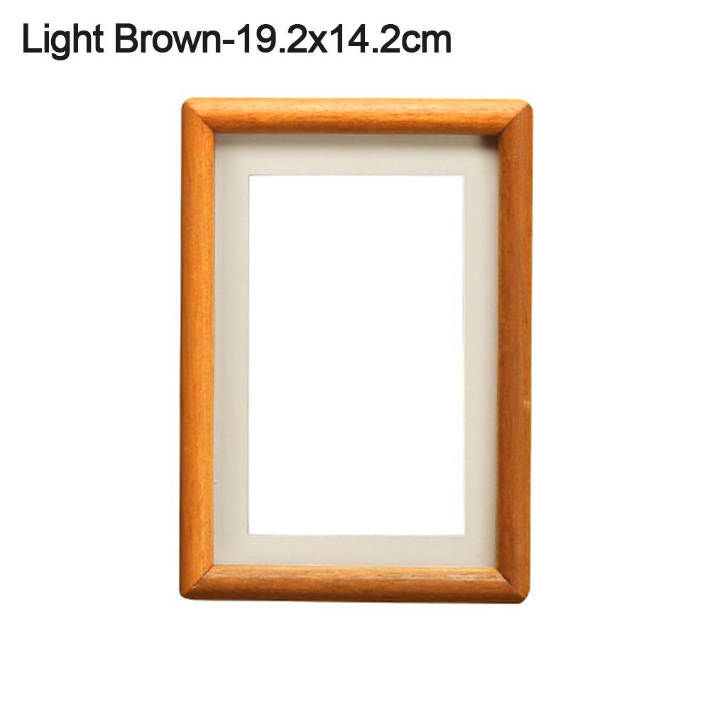 New 6/7/8 Inch Black Walnut Photo Frame Simple Handmade Picture Frame Real Wooden Mortise Tenon Photo Frame