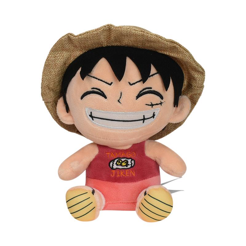 Genuine One Piece Luffy, Chopper, Zoro Plush Figures (20-30cm) - Anime Cartoon Dolls, Perfect Gifts