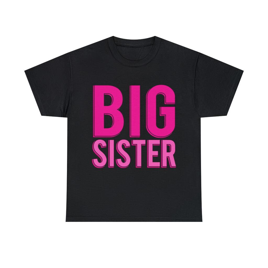 Big Sister Graphic Tee Shirt, S-5XL