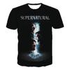 Supernatural TV Series 3D Print T-Shirts Men Women Fashion Streetwear Oversized Short Sleeve T Shirt Male Tees Tops Man Clothing
