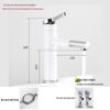 Compact Wall-Mounted Ceramic Washbasin, White, for Bathroom/Balcony