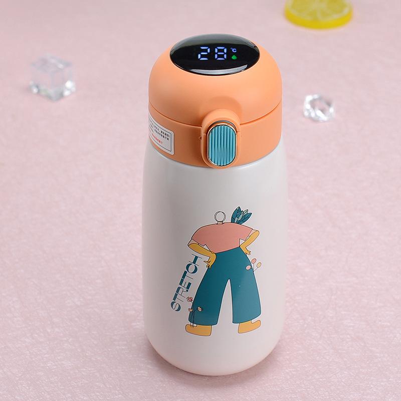 Cartoon 316 Stainless Steel Smart Mug LED Touch Display Temperature Cup