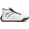 Anta Durable Mid-Top Basketball Shoes Men Sneakers White Black Orange 112141614-3