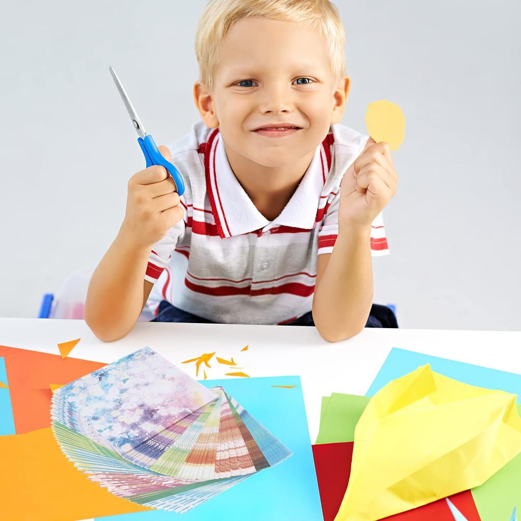 BESTOYARD Origami DIY Origami 100 Sheets Set Perfect for Making Paper and Paper, Double-Sided, Paper, Double-Sided Sheets, (Style 2) - Cranes, Crafts,