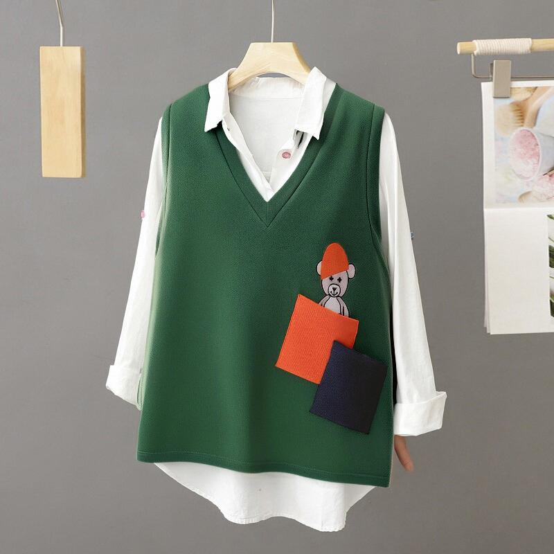 

ZANZEA Женские осенние жилеты без рукавов с V-образным вырезом и карманами с принтом XL