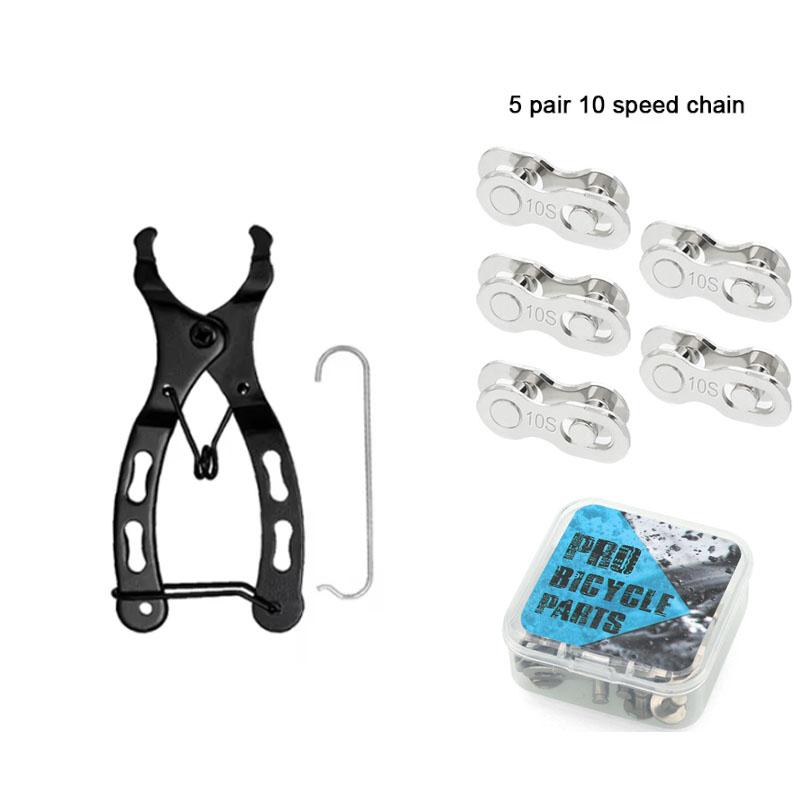 

Bicycle Repair Tool Set Chain Wear Checker 6/7/8/9/10/11 Speed Joint Magic Buckle MTB Chain Link Plier Bike Buckle Chain Breaker
