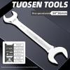 Metric Mirror Finish Double End High Hardness Open End Wrench - Multi-Spec Hand Tool