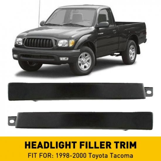 Front Bumper Filler LH RH For 1998-2000 Toyota Tacoma Below headlamp Set of 2