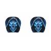 1pair Universal Fit Skull Headrest Cover Vivid Flat Print Gothic Seat Protector  Daily Commute