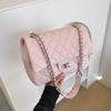 Light Luxury Rhombus Chain Small Square Bag Niche Design Large Capacity Shoulder Messenger Bag Light Luxury Style