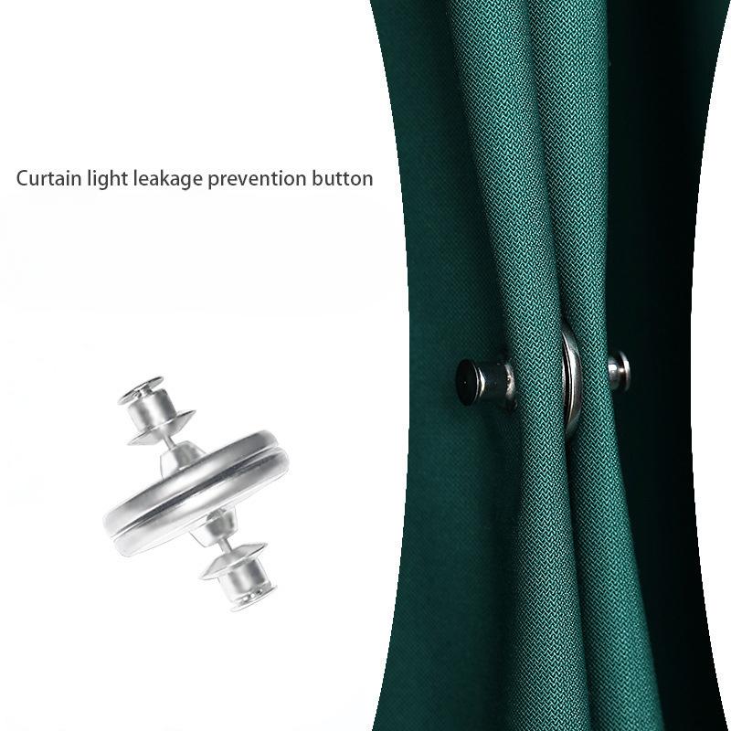 Magnetic Curtain Gap Stoppers with Buckle Fasteners - 2 Pcs for Enhanced Privacy and Light Control