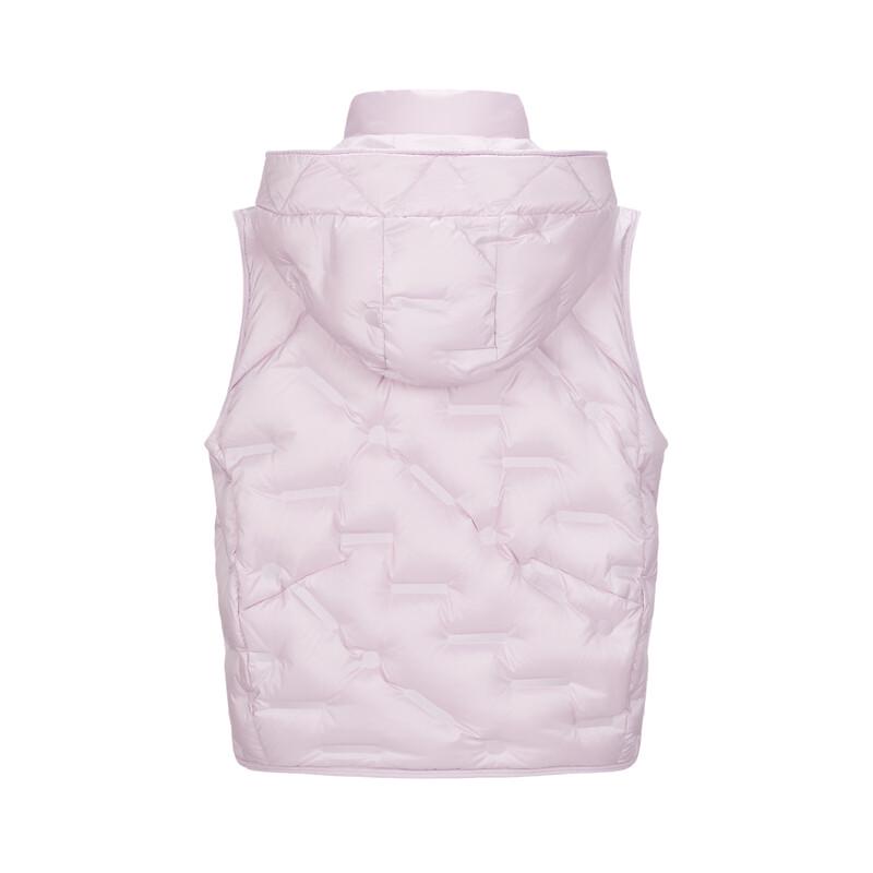 JUZUI Women's Hooded White Duck Down Vest