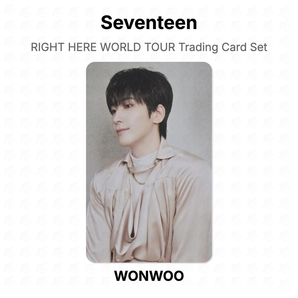 Seventeen RIGHT HERE WORLD TOUR Trading Card Set Official Photocard