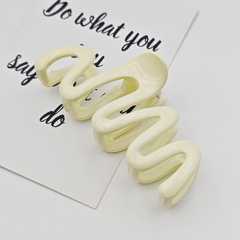 

Женская мода Акриловый зажим для волос Большая волна Заколки Зажимы для волос Барретты Аксессуары для волос Заколка для волос Хвост Головной убор