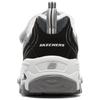 Skechers DLites Sport Comfortable Trendy Fashion Dad Color Block Hip Hop Low Top Casual Shoes Kids sneaker Black White 302524L-BKGY
