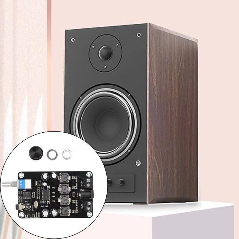 High fidelitys Double Channel Audios Amplifier Board Wireless Auxs 3.5mm Input Compactly Design For Home Theater Systems