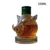 Whiskey Glass Bottle Dachshund-Shaped Alcohol Bottle for Liquor Housewarming Wedding Decanter Decoration Wine Container