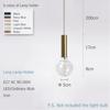 Modern Simple Aluminum Pendant Lamp E27 LED Indoor Lighting Single Head Small Pendant Lamp Living Room Dining Room Bedroom Bedside Kitchen Bar