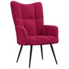 Red Wine Velvet Recliner