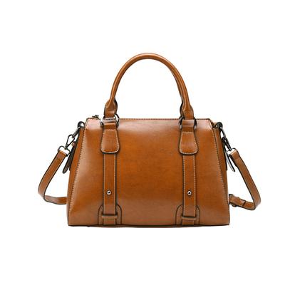 New Fashion Genuine Leather Women's Bag with Diagonal Straddle One Shoulder Women's Bag