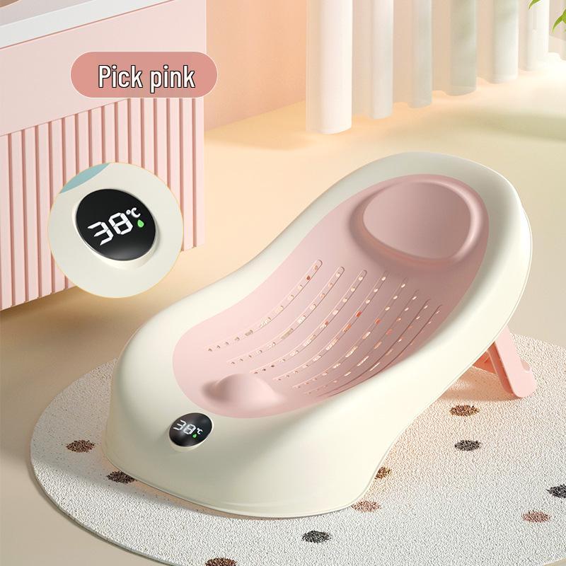 Newborn Reclining Baby Bath Net - Shower Seat with Mesh Fabric