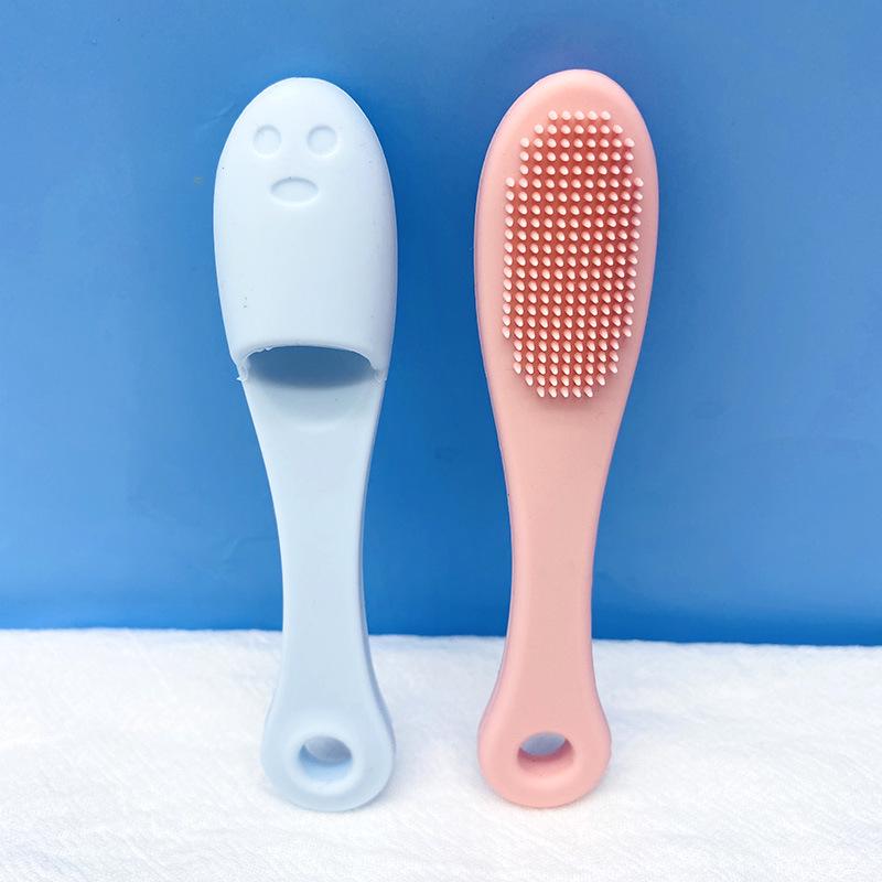 Silicone Nose & Pet Toothbrush: Blackhead, Acne & Face Finger Brush