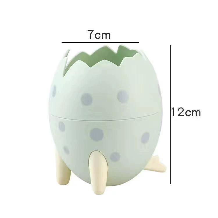 Niedliches Dinosaurier-Ei Abnehmbarer Stifthalter Organizer Stifteköcher Behälter Schreibwaren Büro Schreibtisch Ornament Aufbewahrungsbox Kindergeschenk