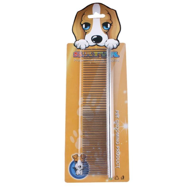 Pet Comb, Pet Dog Grooming Comb, Pet Dog Stainless Steel Bar Comb, Dog Bar Comb