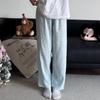 Women's Summer Cloud Cotton Lapel Pajama Pants - Lightweight, Loose-Fit, Outdoor-Friendly