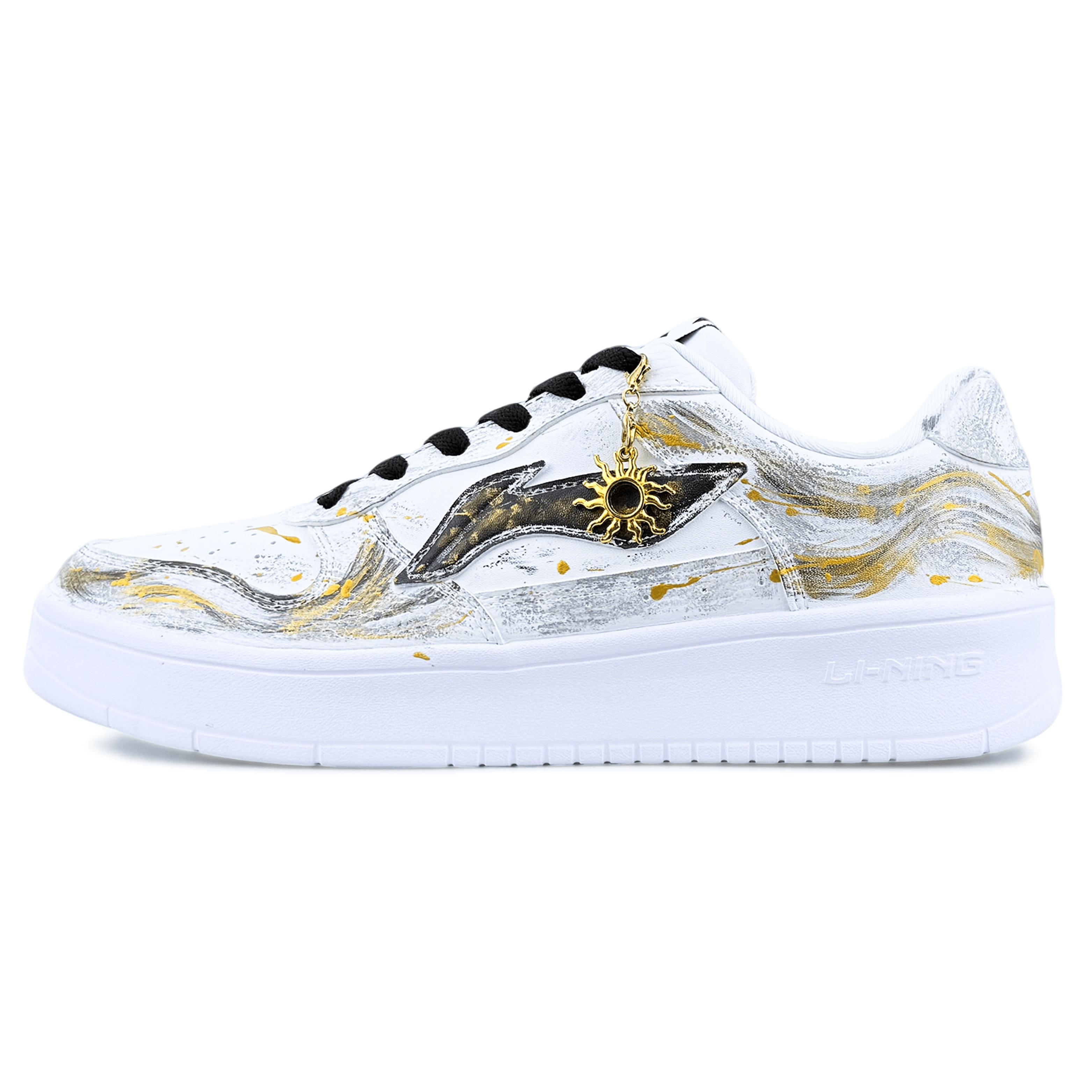Li Ning Скользящая лодка Нескользящая, износостойкая, дышащая Нескользящая, износостойкая, дышащая AGCS419-1(Команда173-) 37.5