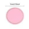 Non-slip Car Water Cup Pad Luminous Car Coaster Pad Mat Cup Bottle Holder Rhinestone Rubber Pad Mat Car Styling Accessories