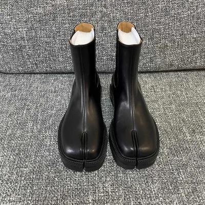 Modă Lux Femei Toate din Piele Naturală Bocanci Chelsea Platformă Talpă Groasă Piele de Vacă Bocanci Scurți Femei