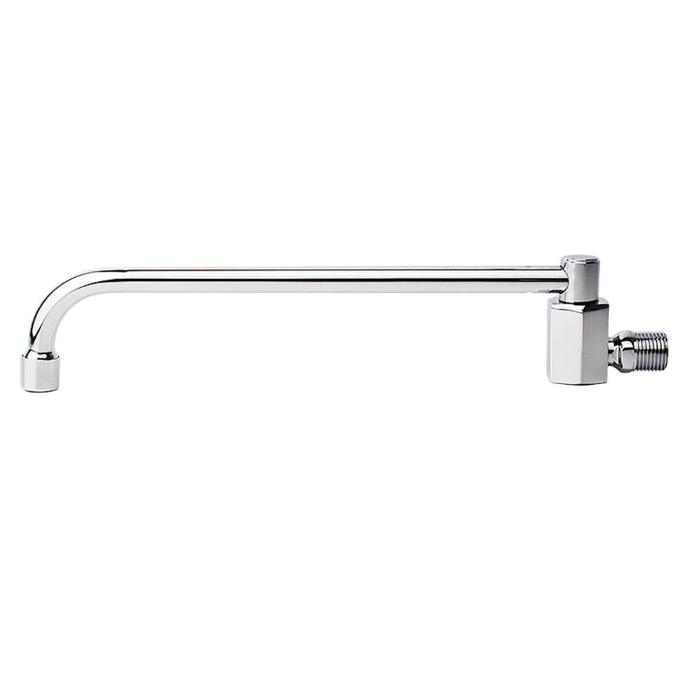 25cm Rotatable Faucet Copper Kitchen Swing Faucet Semi-automatic Faucet Pressure-resistant Rust-proof Single Handle