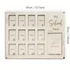 A84X-3Pc School Years Photo Frame, Graduation School Picture Frame, Back To School Gift, Kindergarten To Senior 12 Grade