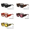  Ins Popular Fashion Square Men Sunglasses Vintage Rectangle Punk Yellow Blue Shades UV400 Women Trending Sun Glasses