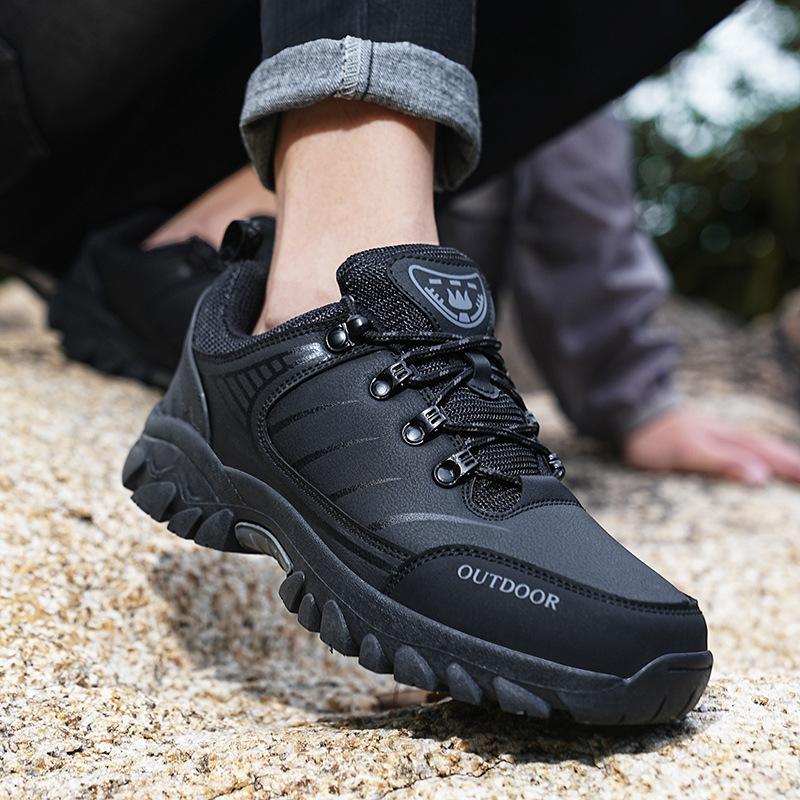 Casual Low-top Lace-up Hiking Shoes Outdoor Men's Off-road Jungle Hiking Shoes Breathable Single Shoes Men's
