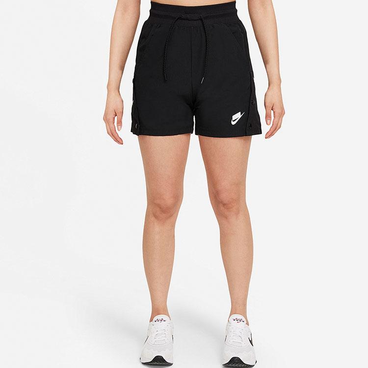 Nike Side Button Training Woven Shorts Women Shorts Black DC5487-010